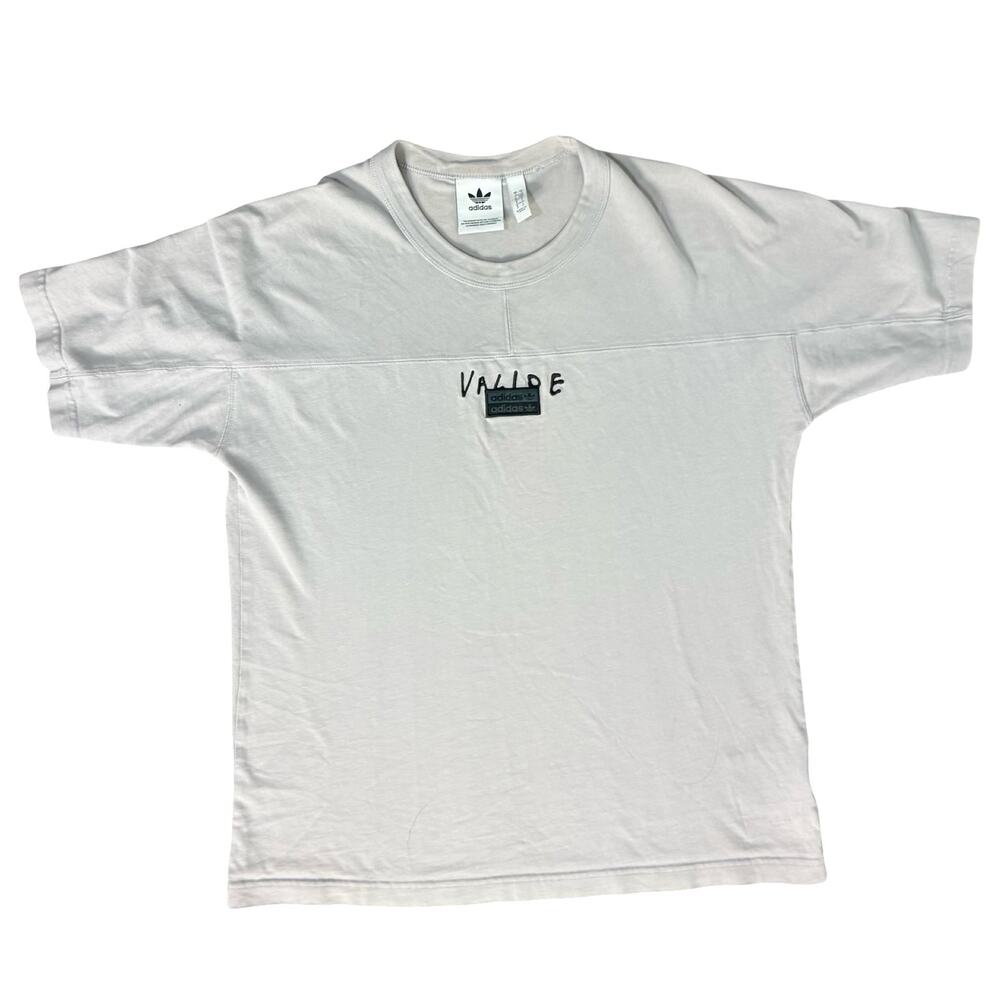 Adidas x Valide Glory Gray Black Embroidered Short Sleeve Tee T-Shirt Size S - Picture 2 of 11